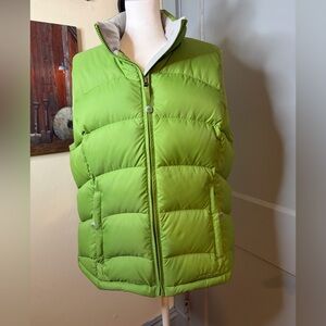 L.L. Bean Green Down Vest